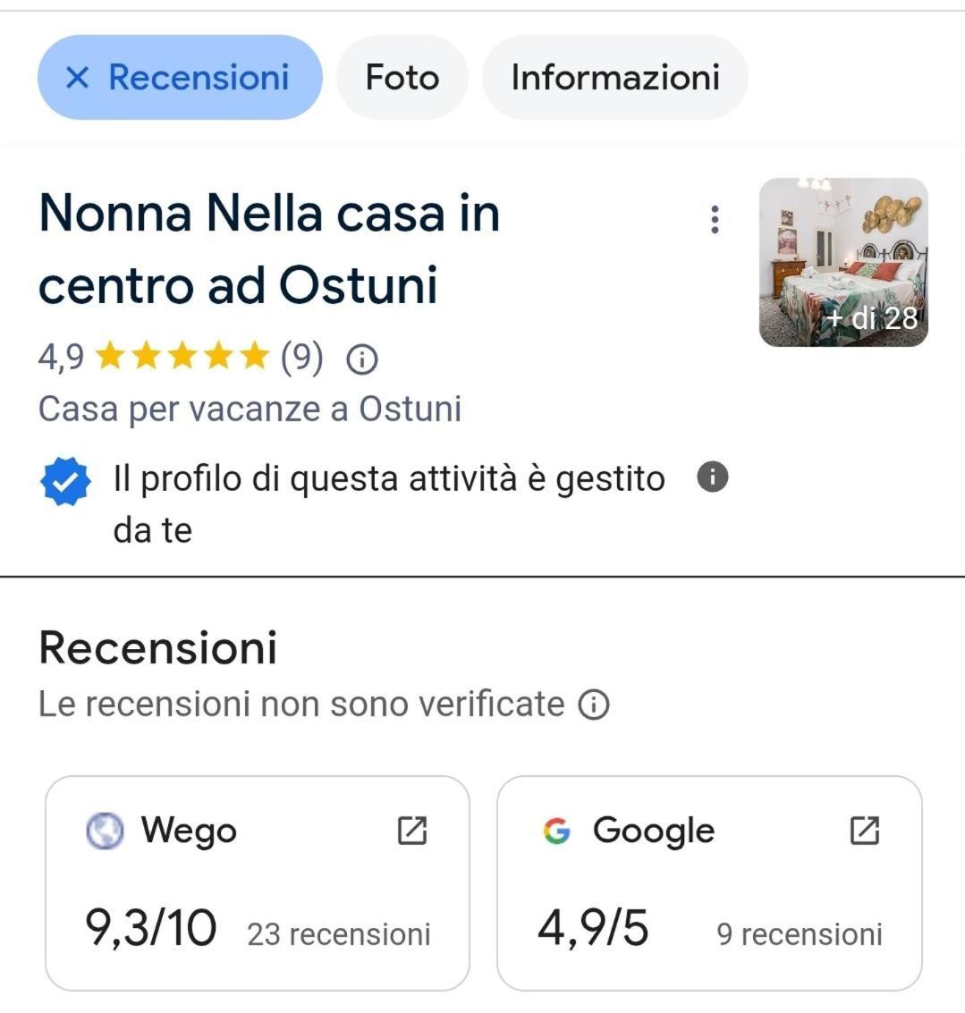 Apartamento casa NONNA NELLA Ostuni Exterior foto